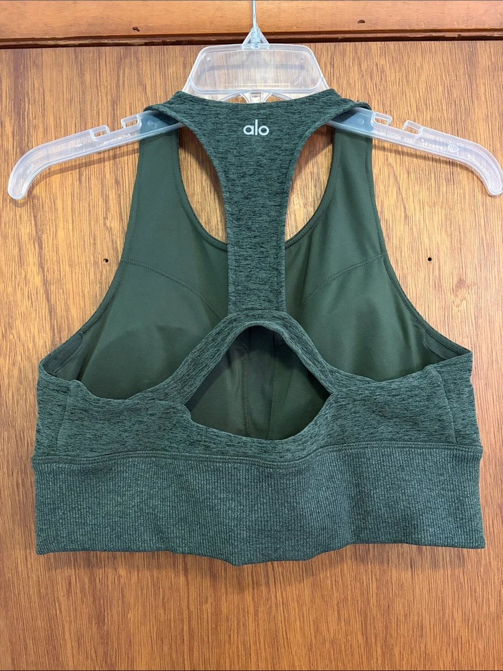ALO Alosoft Serenity Bra Olive Green Size L